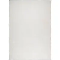 vidaXL Matta IZA kort lugg skandinavisk look gräddvit 200x280 cm