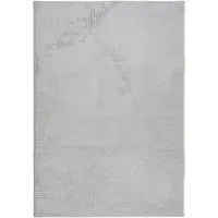 vidaXL Matta IZA kort lugg skandinavisk look grå 160x230 cm