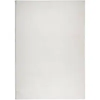 vidaXL Matta IZA kort lugg skandinavisk look gräddvit 120x170 cm