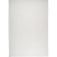 vidaXL Matta IZA kort lugg skandinavisk look gräddvit 160x230 cm