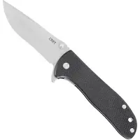 CRKT Drifter Black W/Silver Blade D2 6450D2