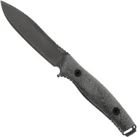 ANV Knives M25 Sleipner DLC, Black Micarta, fixed knife