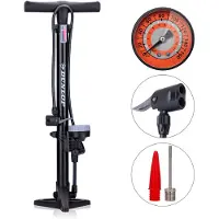 Dunlop - Cykelpump med tryckmätare