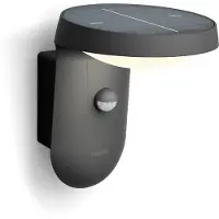 Philips Tyla vägglampa 1,2 W, Väggbelysning för utomhusbruk, Antracit, Metall, IP44, Terass, Trädgård, III
