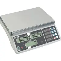 Kern Räknevåg CXB 6K0.5 Vägningsområde 6 kg Läsbarhet 0.5 g Uppladdningsbara batteri, 230 V Silver