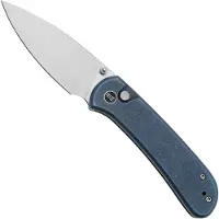 We Knife Qubit Button Lock Blue