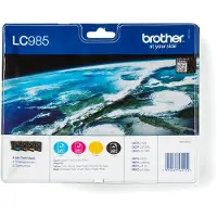 Brother LC-985 Bläckpatron Multipack BK/C/M/Y