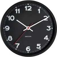 Karlsson KA5846BK New Classic Small Svart väggklocka 20 cm