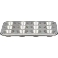 Patisse muffinsform mini 25 x 19 cm silverpläterad stål