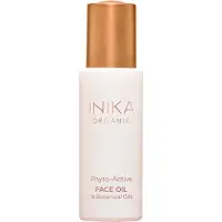 Inika Organic Phyto-Active Face Oil. 18 lyxiga botaniska oljor fr att lugna rikt terfukta och mjuka upp huden. Naturlig vegansk och grymhetsfri