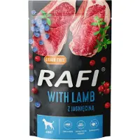 Rafi DOLINA NOTECI med lamm, blåbär och tranbär för hundar 500 g