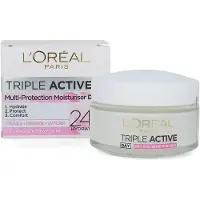 L'Oréal Triple Active Dry & Sensitive Dagkräm - 50 ml
