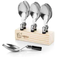 Laguiole Smaksked 6-pack 1 set Svart