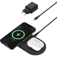 Belkin Boost Charge Qi2 Pro 2 In 1 15w Trådlös Laddare