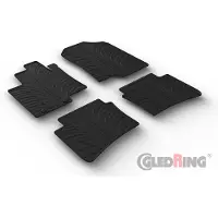 GledRing Gummimattor lampliga for Hyundai Bayon 2021 TDesign 4delad monteringsklammor