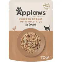 Applaws Kattmat Kyckling Med Ris 12x70g