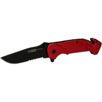 Ks Tools Klappmesser mit Arretierung und Gurtschneider 907.2220 Fällkniv