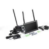 Technaxx TX-128 4880 Trådlös, Sladdlös, WiFi IP-Trådlöst övervakningsset 4 kanaler med 1 kamera 1920 x 1080 pixel
