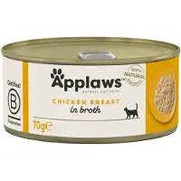 Applaws Kycklingbröst 70g Kycklingbröst i buljong