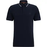 BOSS T-shirt 'Passertip' marinblå / vit