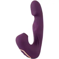 Javida - 4‑i‑1 klitorisstimulator vibrator (lila)