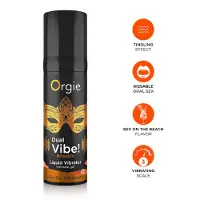 Orgie Dual Vibe - unisex flytande vibrator - Sex on the Beach (15 ml)