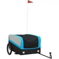 Super Merchant Vidaxl Cykelkärra, Svart-Blå, 45 Kg, Järn