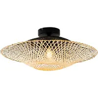 QAZQA Orientalisk utomhustaklampa bambu 50 cm IP44 - Rina