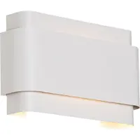 QAZQA Industriell vägglampa vit 2-ljus - Coen