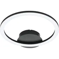 Eglo connect Smart taklampa Parrapos-Z, dimbar, Svart, Vardagsrum / matsal, Metall, Modern, Smarta hem taklampa