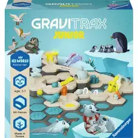 Ravensburger Gravitrax juniorstarter set L Ice - Marble Run stam och konstruktionsleksaker fr barn i ldern 3 r upp - barngvor