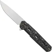 We Knife Navo WE22026-6 Aluminium Foil Carbon Fiber, pocket knife, Ostap Hel design