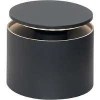 Zafferano Push-up batteridriven bordslampa IP54 mörkgrå Push-up, dimbar, Aluminium / grå / zink, Vardagsrum / matsal, Aluminium / grå / zink, Modern