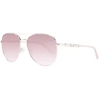 GUESS Aviator Dam Shiny Rose Gold Brown Gradient GF6143