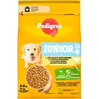 Pedigree Junior 2,6 kg med kyckling och grönsaker för växande hundar av stora och medelstora raser