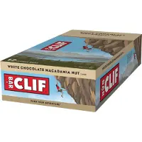 Clif Bar Proteinbarslåda Vit Choklad Och Macadamianötter 68g 12 Enheter