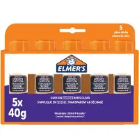 ELMER'S Elmers Klej Disappearing Purple 40 g, 5 st i blister