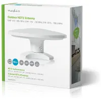 Nedis Aktiv HDTV Antenn | Aktiv | Kontakttyp: F-kontakt | FM / UHF / VHF | Mottagningsområde: 0-50 km | LTE700 | Förstärkning: 28 dB | Vit