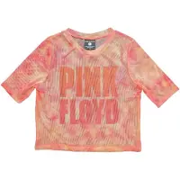 Ginza.se Pink Floyd: Ladies Crop Top/Stacked Logo (Pink) (Mesh) (X-Small)