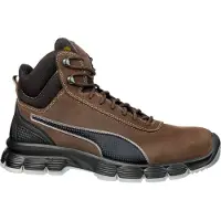 Puma CONDOR BROWN MID S3L ESD FO SR 630122204000046 Säkerhetsskor S3L Skostorlek (EU): 46 Svart-brun 1 par