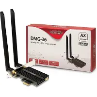 Inter-Tech DMG-36 - Nätverksadapter - PCIe 2.0 - Bluetooth 5.2, Wi-Fi 6E