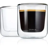 Blomus - Espressoglas Nero 200 ml 2 pack - Transparent - Koppar & muggar - Från Homeroom