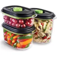 Foodsaver Pack vakuummaskin Färska lådor 0,7L + 1,2L + 1,8L FFC026X01