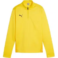 Puma Träningströja teamGOAL 1/4 Blixtlås - Gul/Svart Barn, storlek 128 cm
