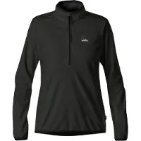 Eider - Fleece dam - W Peclet Fleece Light 1/4 Zip Black för Unisex - Storlek S - Svart