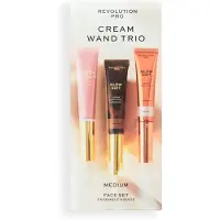 Revolution PRO Cream Face Wand Trio Ansiktsmakeupset 1 st Medium