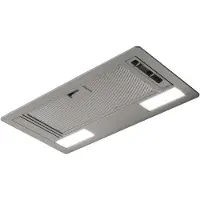 Elica Era GR/A/60 - Kåpa - huv - Fördjupning - bredd: 49.5 cm - djup: 26 cm - utsug och återcirkulering (-) - silver