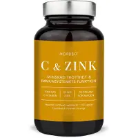 Nordbo C-vitamin & Zink 100 kapslar