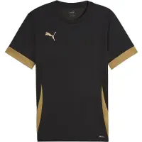 Puma Tränings T-Shirt teamGOAL - Svart/Guld Barn, storlek 116 cm