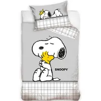 Carbotex Nuser / Snoopy Junior sängkläder 100x135 cm - 100 % bomull